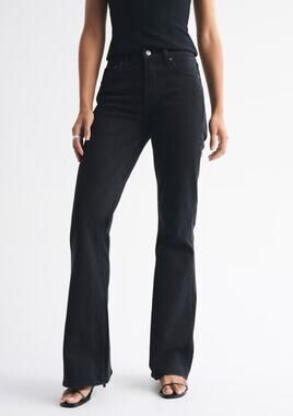 Abercrombie Black High Rise Flare Jeans Stretch Size 29/8